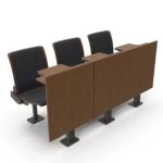 Kursi Dan Meja Auditorium Kayu Lembut Jakarta