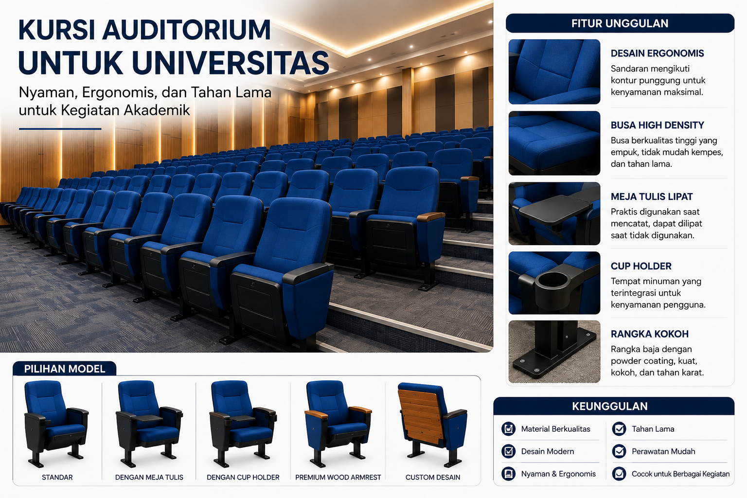 Harga Kursi Auditorium