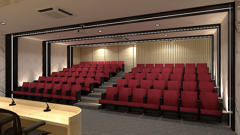 rekomendasi-kursi-auditorium-kuliah-meja-lipat-kampus-modern